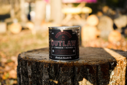 Outlaw | Cinnamon + Vetiver 8oz Soy Candle