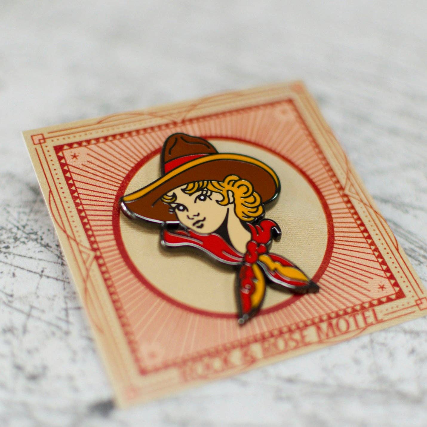 Cowgirl Enamel Pin