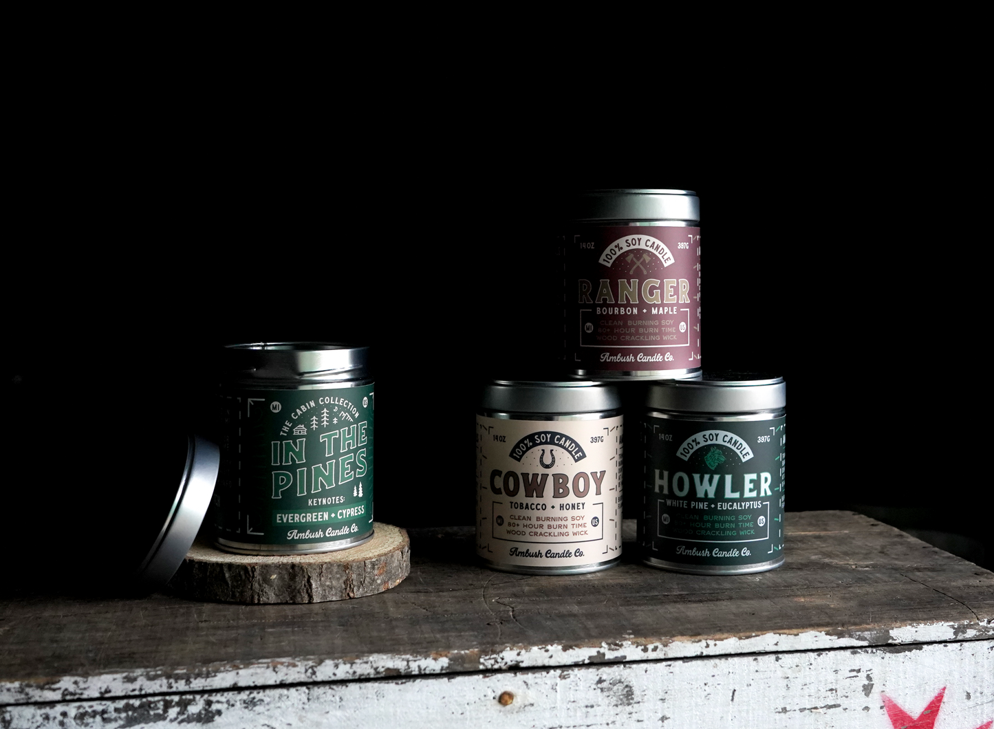 Cowboy | Tobacco + Honey 14oz Soy Candle