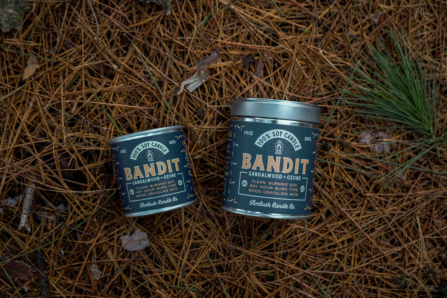 Bandit | Sandalwood + Ozone 8oz Soy Candle