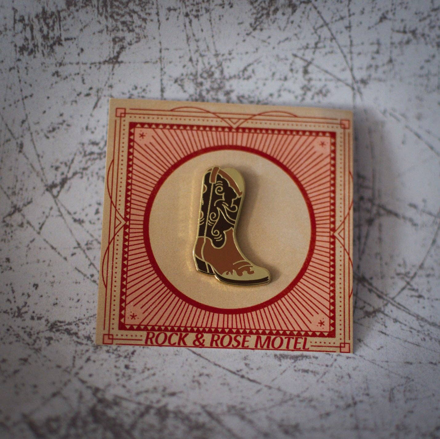 Cowboy Boot Enamel Pin