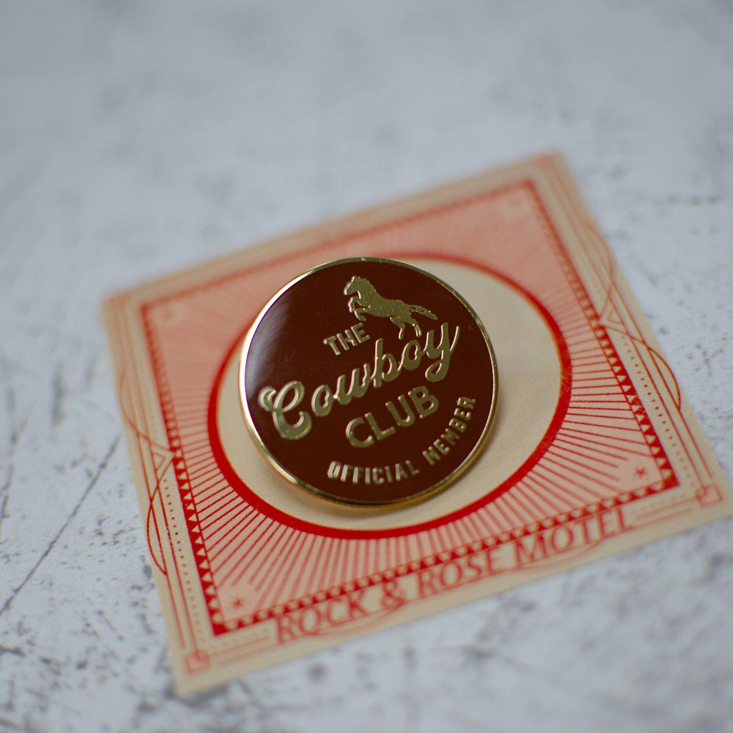 The Cowboy Club Enamel Pin