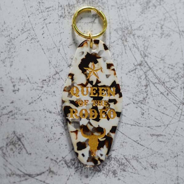 Queen Of The Rodeo Motel Keychain