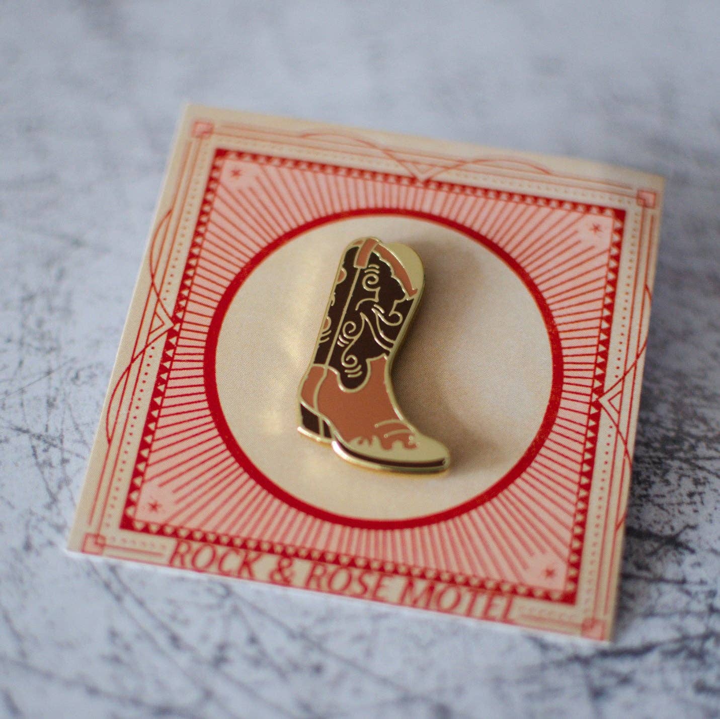 Cowboy Boot Enamel Pin