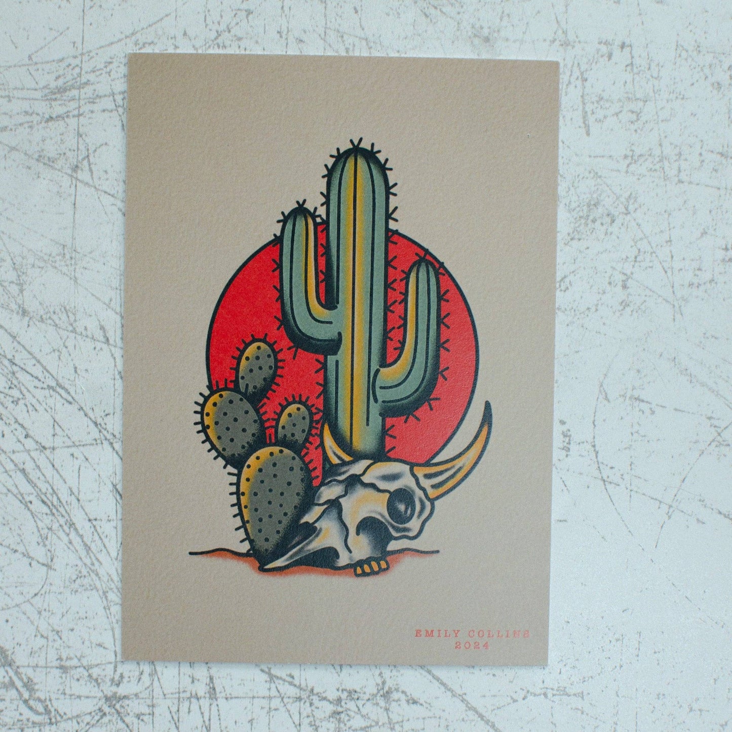 Wild Desert A6 Art Print