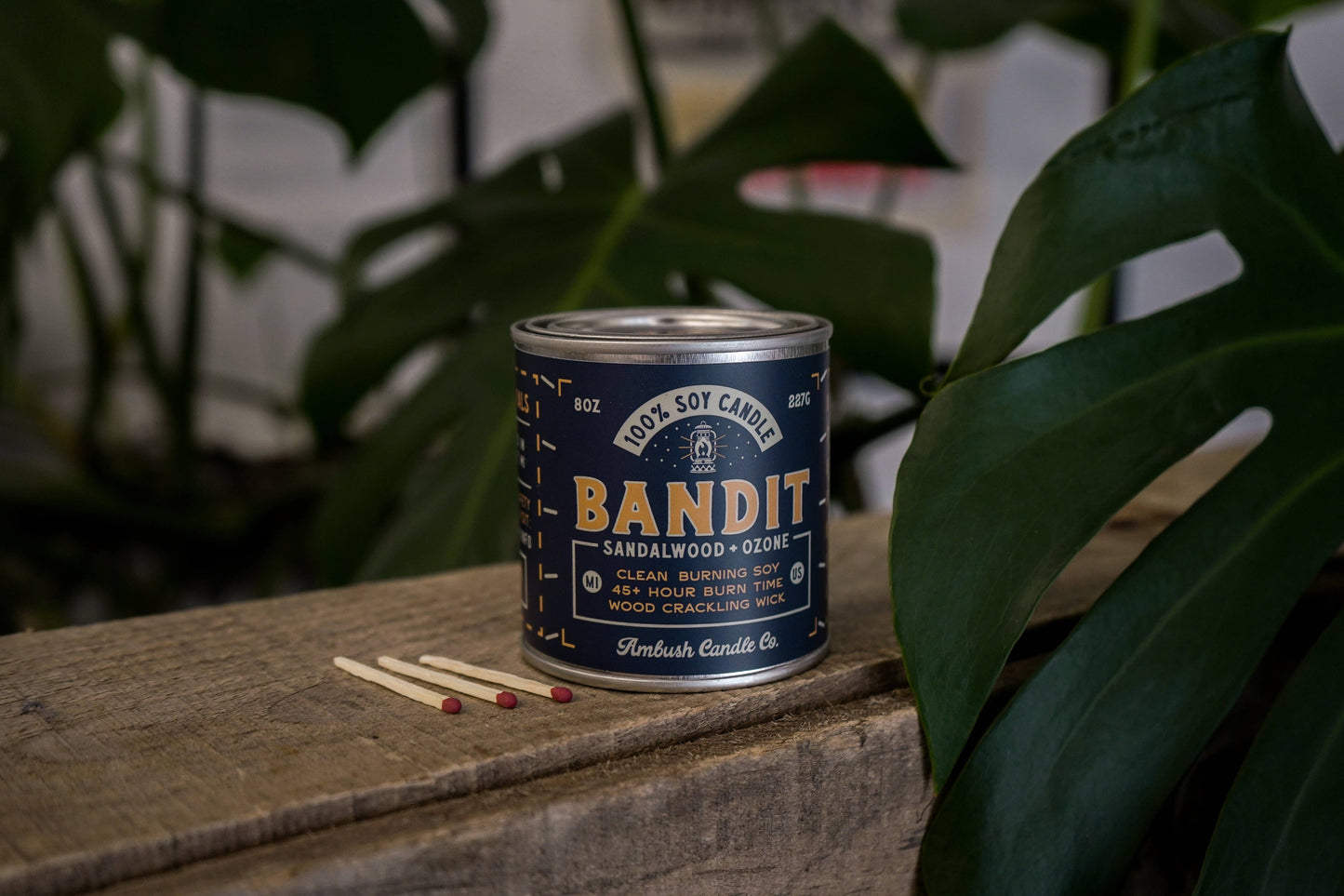 Bandit | Sandalwood + Ozone 8oz Soy Candle