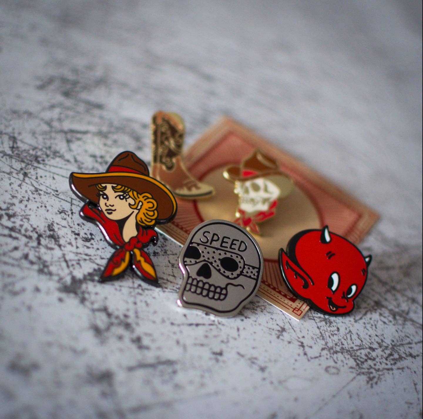 Cowgirl Enamel Pin